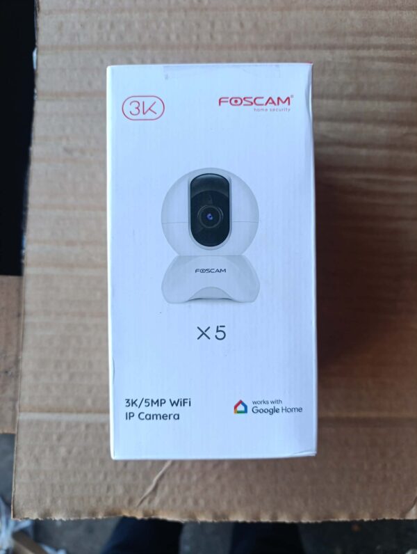 FOSCAM kamera IP X5 5Mp obrotowa – Monitoring WiFi 360° w Rozdzielczości 5MP