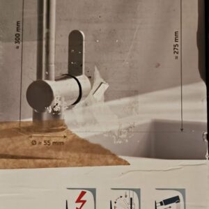 SCHUTTE 79729 LONDON Bateria Umywalkowa Kuchenna Włocławek – Srebrna FI477