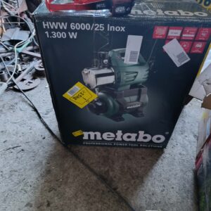 Pompa ogrodowa Metabo Hww 4500/25 Inox 1300W/24l 600972000 – Wydajna i Niezawodna do Domu i Ogrodu