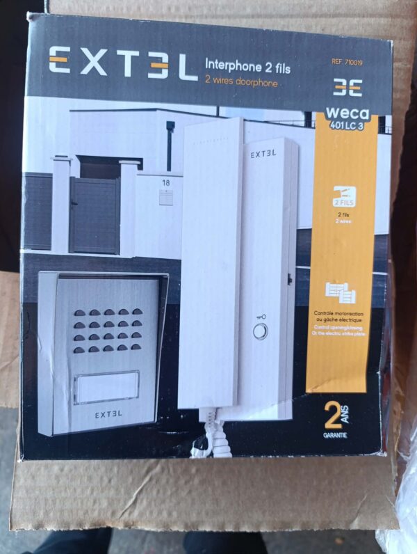 Domofon EXTEL Intercom na 2 żyły