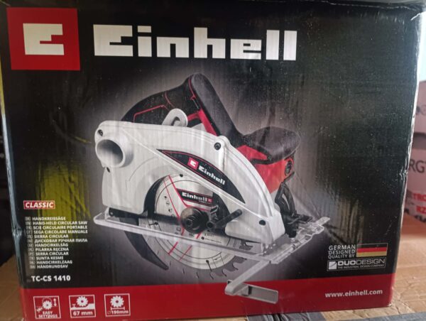 Piła Einhell Tc-Cs 1410 4331050 – Mocna Pilarka Tarczowa 1410W do Precyzyjnego Cięcia